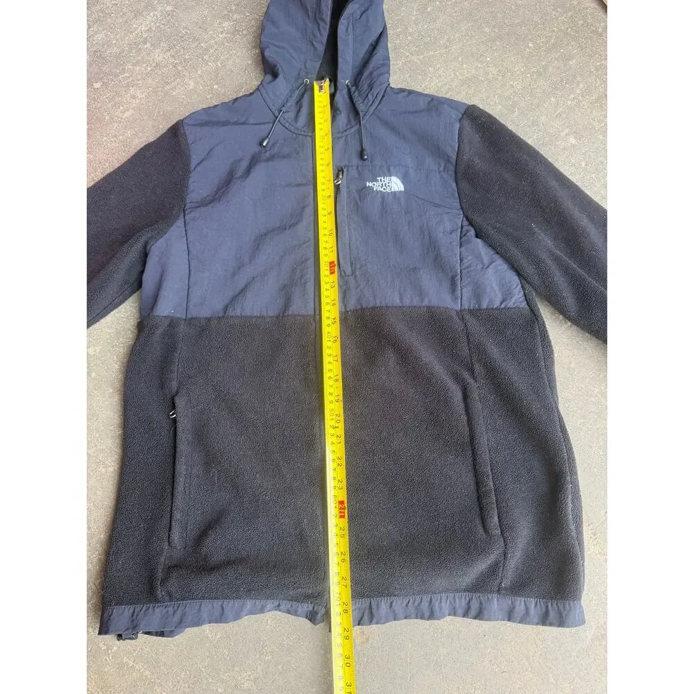 The North Face Men's Denali Fleece Jacket - Hooded - Black - Size XL